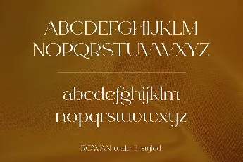 Rowan font