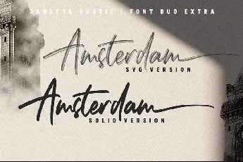 Janetta Rossie Script font