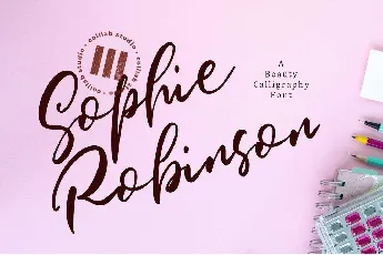 Sophie Robinson font