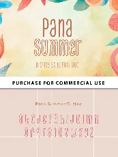 Pana Summer font