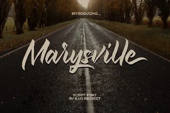 Marysville Demo font