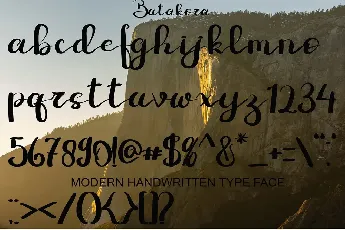 BUTAKORA font