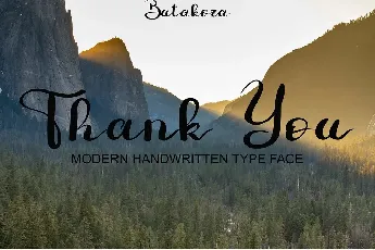 BUTAKORA font