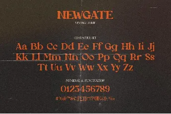 Newgate font