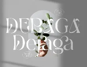 Deraga font