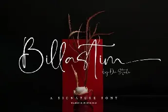 Billastim Script font