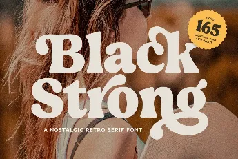 Black Strong font