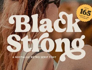 Black Strong font