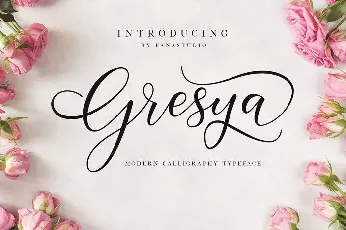 Gresya Script font