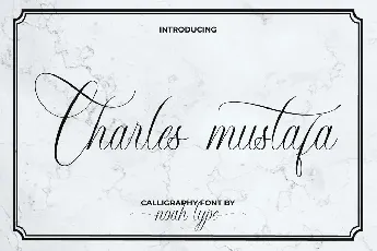 Charles Mustafa font