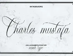 Charles Mustafa font