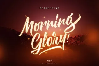 Morning Glory font