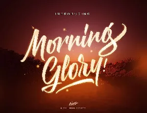 Morning Glory font