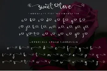 sweetlove - Personal Use font