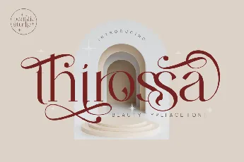 Thirossa font