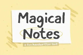 Magicalnotes font