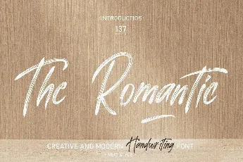 The Romantic font