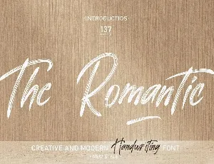 The Romantic font