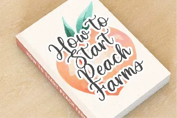 White Apricot font