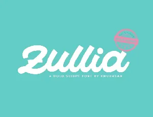 Zullia font