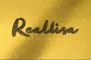 Reallisa font