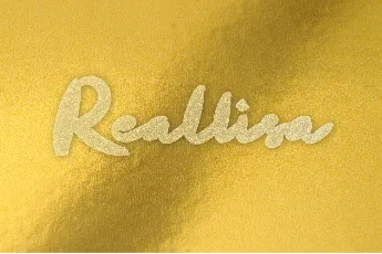 Reallisa font