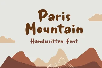 Paris Mountain font