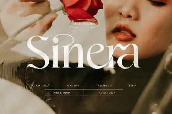 Sinera font