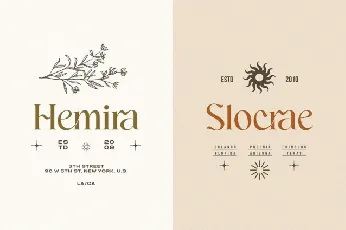 Sinera font