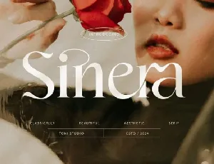 Sinera font