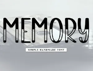Memory Display font