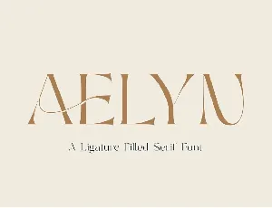 Aelyn font