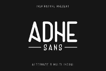 Adhe Sans font