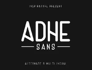 Adhe Sans font