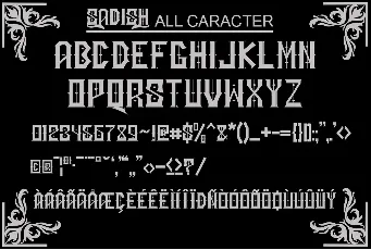 SADISH font