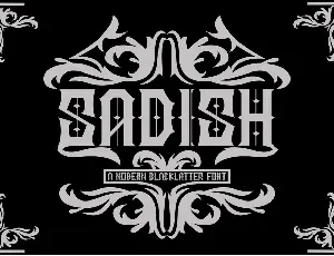 SADISH font