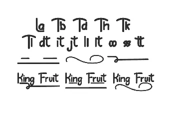 King Fruit Demo font