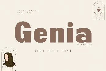 Genia personal use font