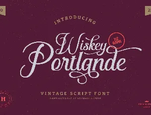 Wiskey Portlande font