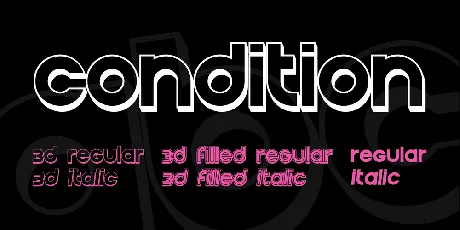 Condition font