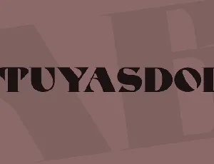 ATUYASDODI font