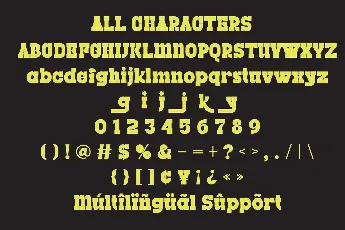 Rigrofe font