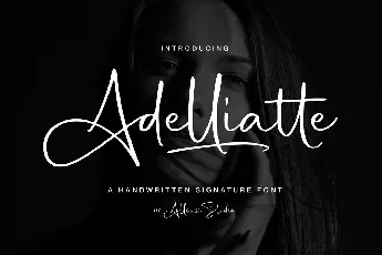 Adelliatte font