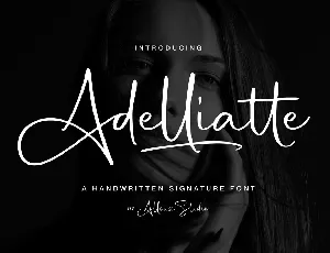 Adelliatte font