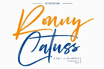 Ronny Catuss font