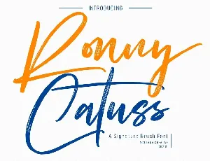 Ronny Catuss font