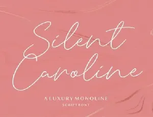 Silent Caroline Handwritten font