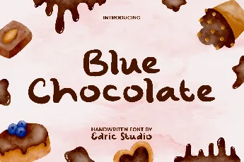 Blue ChocolateDemo font