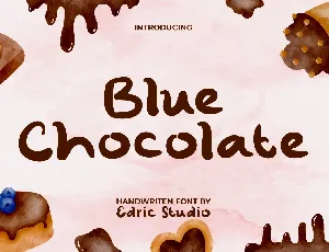 Blue ChocolateDemo font