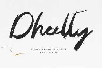 Dheelty font